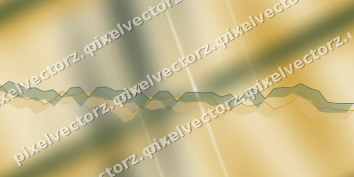 Nahtloser Pastell Diagramm Hintergrund in Bernstein und Dunkelgrün