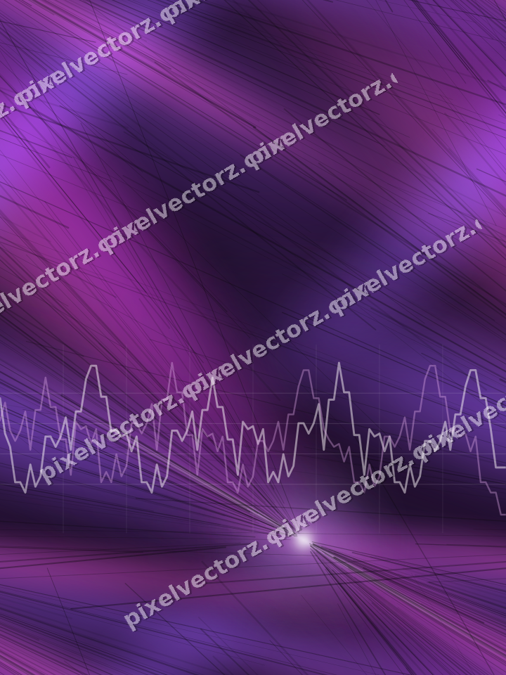 Nahtloser Neon Diagramm Hintergrund in Violett und Blau
