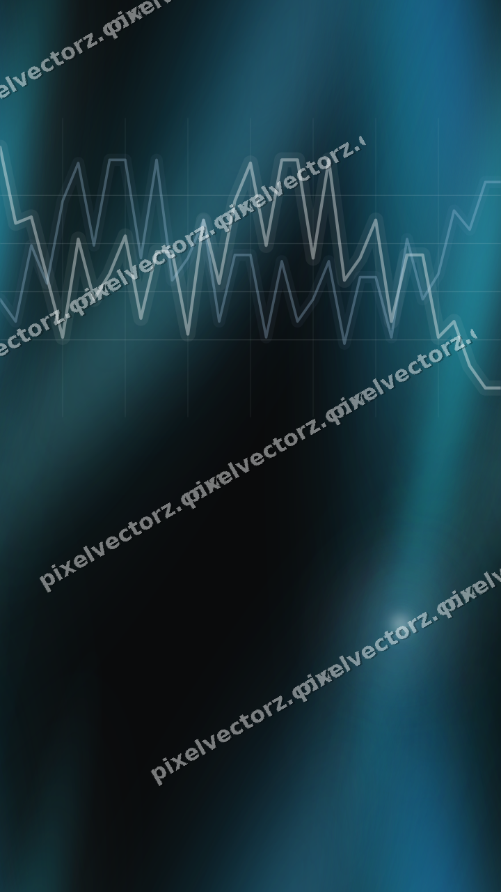 Nahtloser Neon Diagramm Hintergrund in Blau und Petrol