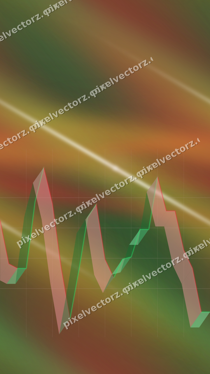 Nahtloser Neon Diagramm Hintergrund in Rot und Orange