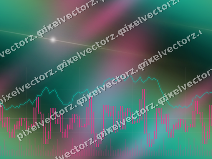 Nahtloser Neon Diagramm Hintergrund in Rosa und Orange
