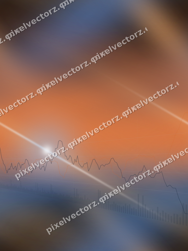 Nahtloser Neon Diagramm Hintergrund in Blau und Orange