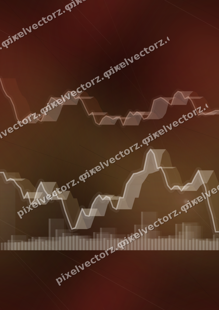 Nahtloser Neon Diagramm Hintergrund in Rot und Orange