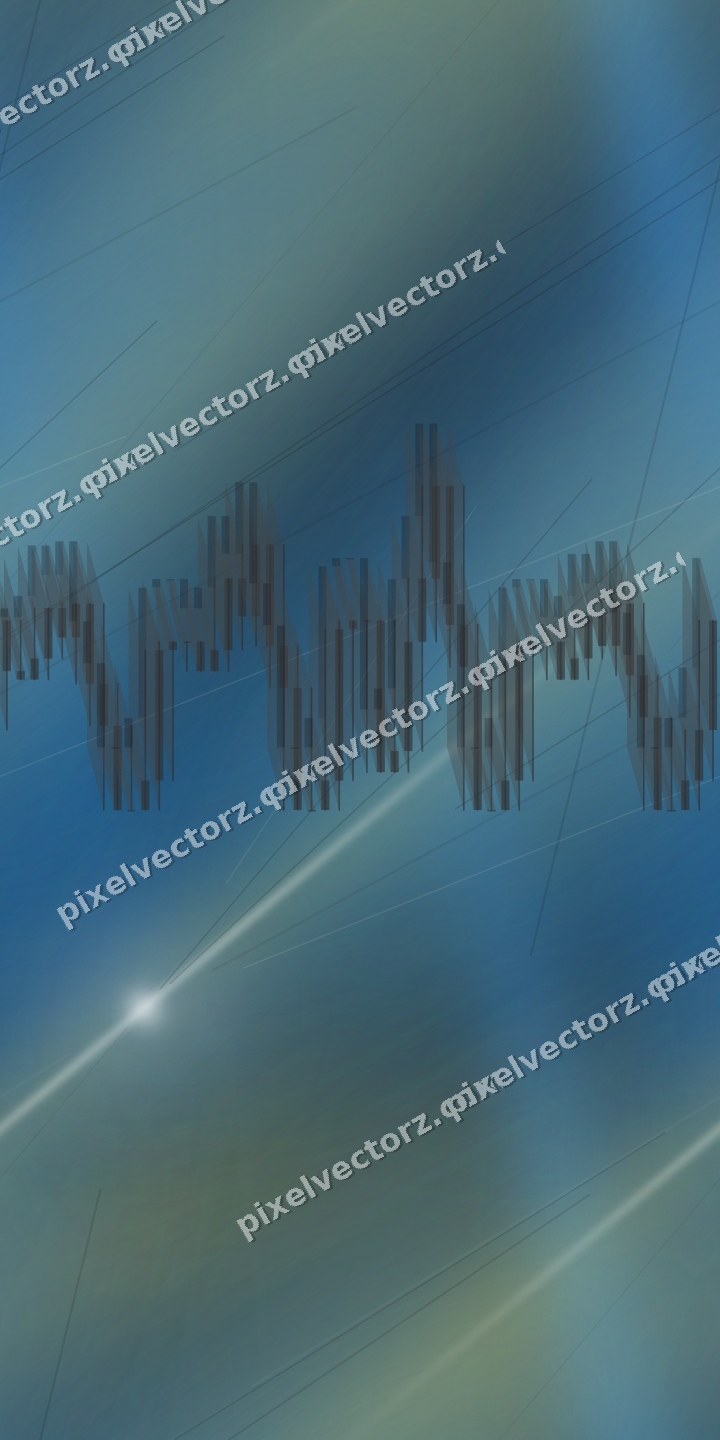 Nahtloser Neon Diagramm Hintergrund in Blau und Gelb