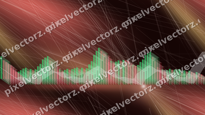 Nahtloser Neon Diagramm Hintergrund in Rot und Orange