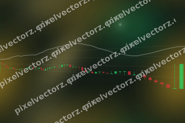 Nahtloser Neon Diagramm Hintergrund in Grün und Bernstein
