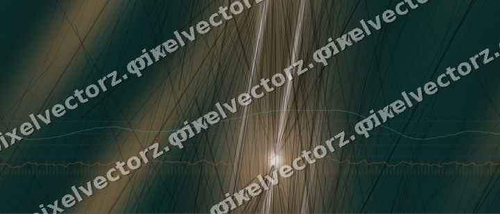 Nahtloser Neon Diagramm Hintergrund in Orange und Petrol