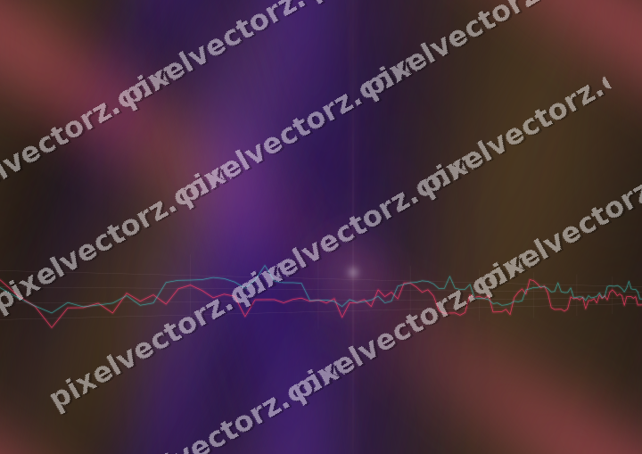 Nahtloser Neon Diagramm Hintergrund in Rosa und Bernstein