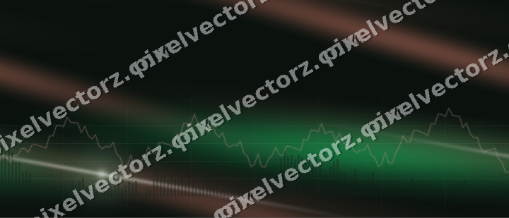 Nahtloser Neon Diagramm Hintergrund in Grün und Rot