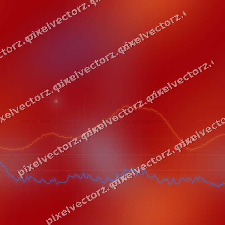 Nahtloser Neon Diagramm Hintergrund in Blau und Rot