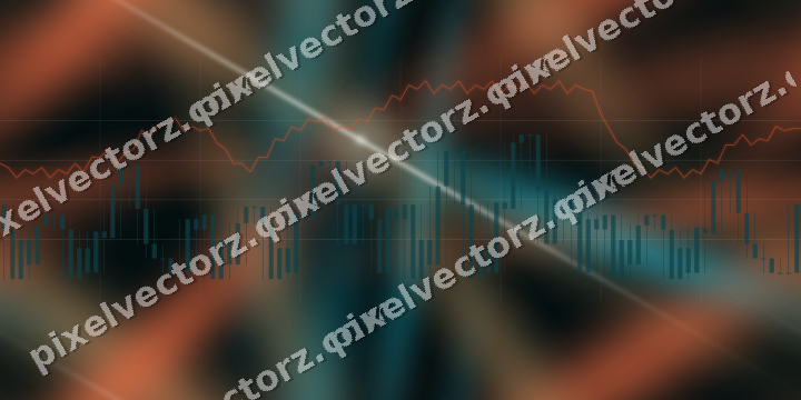 Nahtloser Neon Diagramm Hintergrund in Petrol und Orange