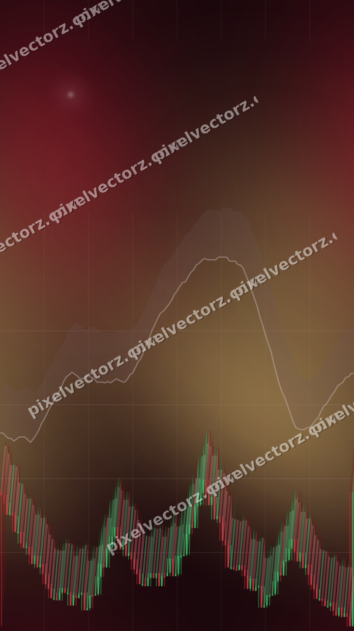 Nahtloser Neon Diagramm Hintergrund in Rosa und Rot
