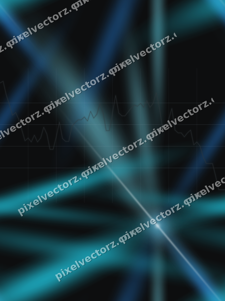Nahtloser Neon Diagramm Hintergrund in Blau und Petrol