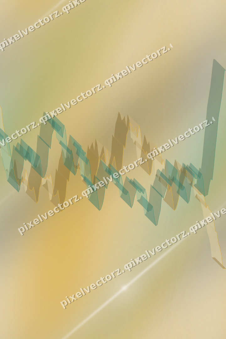 Nahtloser Pastell Diagramm Hintergrund in Bernstein und Grün