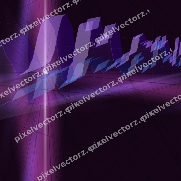 Nahtloser Neon Diagramm Hintergrund in Violett und Blau
