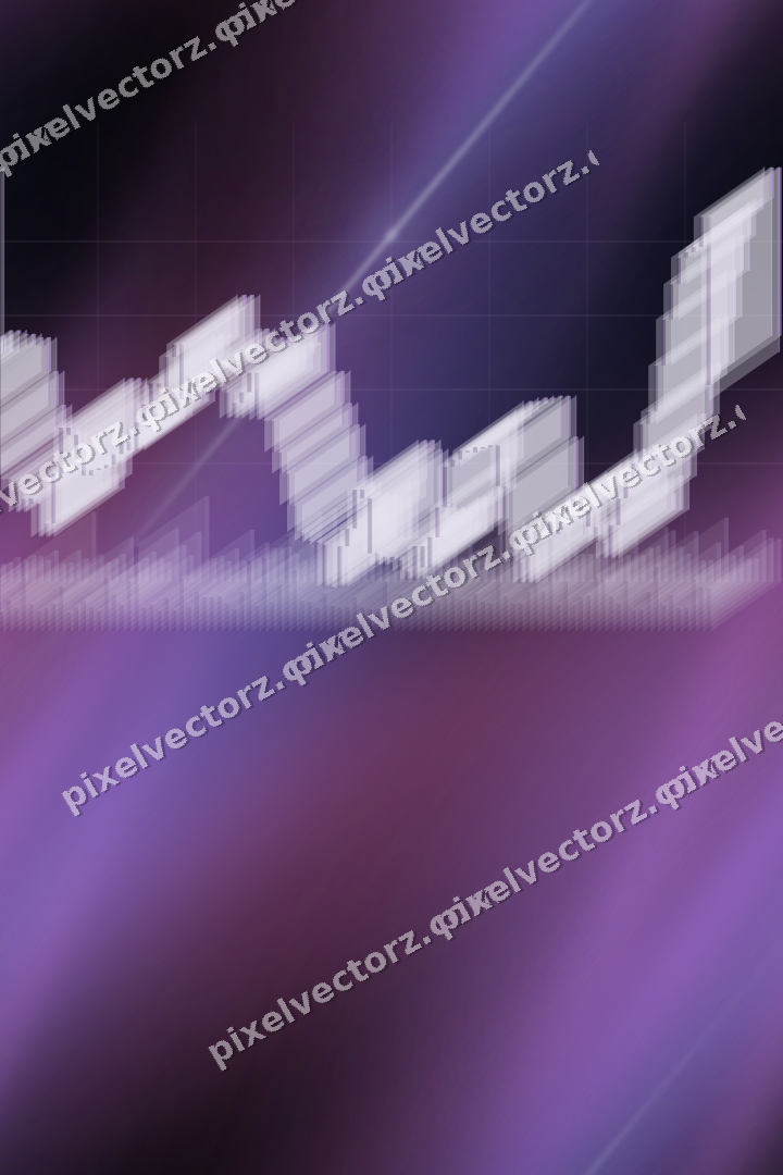 Nahtloser Neon Diagramm Hintergrund in Violett und Blau