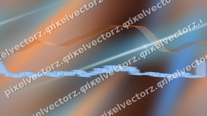 Nahtloser Neon Diagramm Hintergrund in Blau und Rot