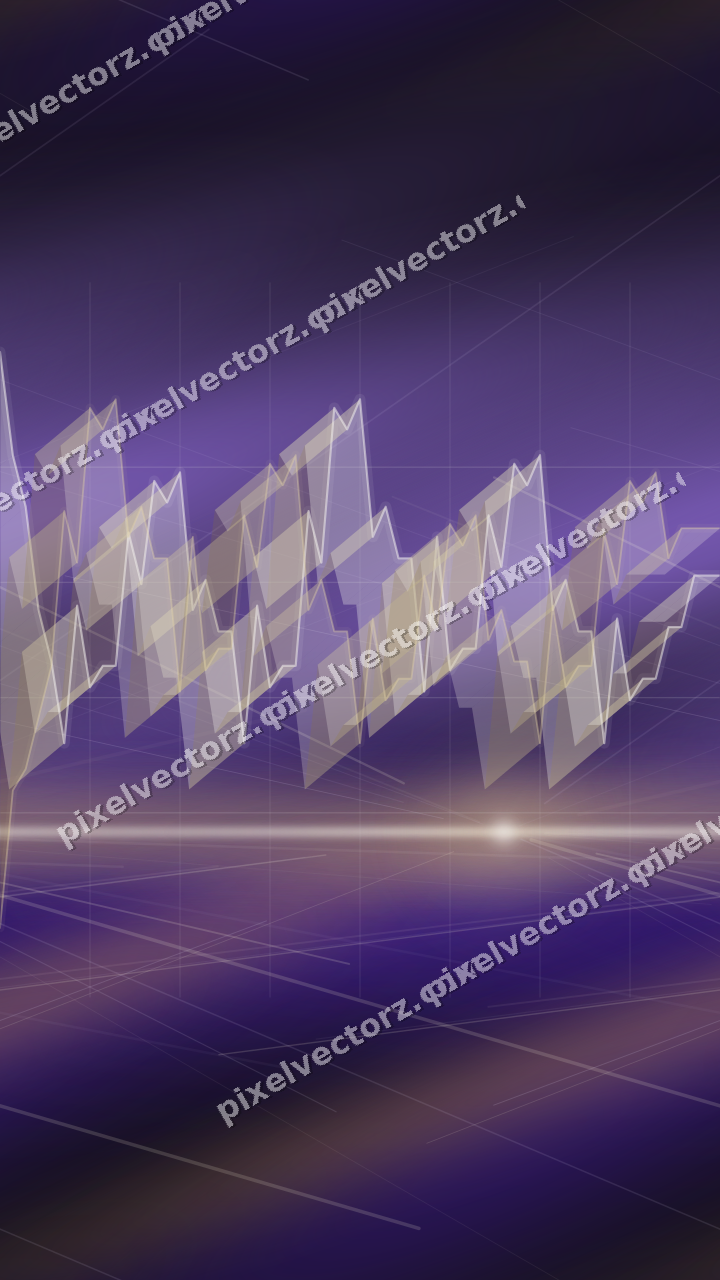 Nahtloser Neon Diagramm Hintergrund in Bernstein und Violett