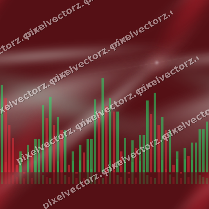 Nahtloser Neon Diagramm Hintergrund in Rot und Blasslimette