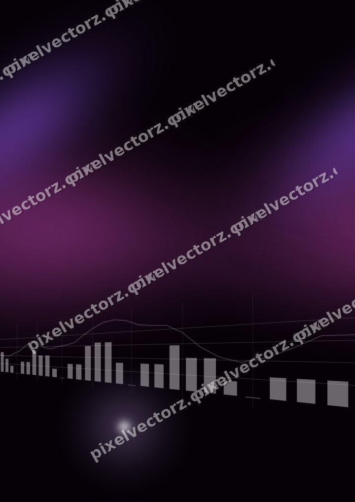 Nahtloser Neon Diagramm Hintergrund in Violett und Blau