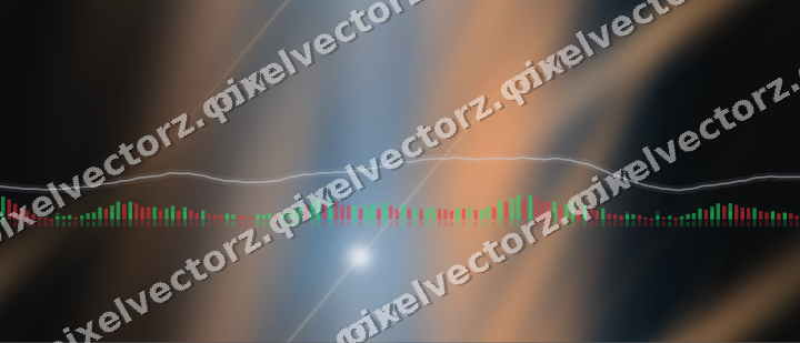 Nahtloser Neon Diagramm Hintergrund in Blau und Orange