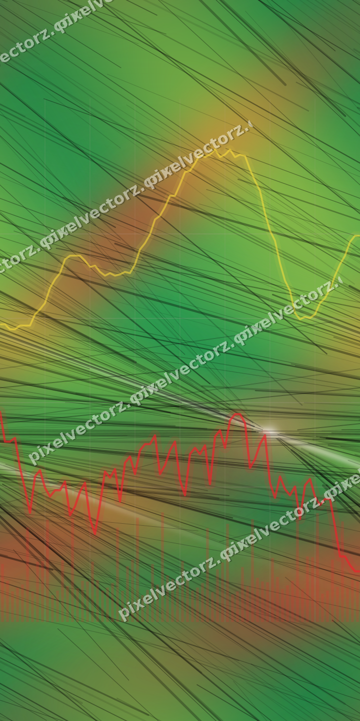 Nahtloser Neon Diagramm Hintergrund in Rot und Orange