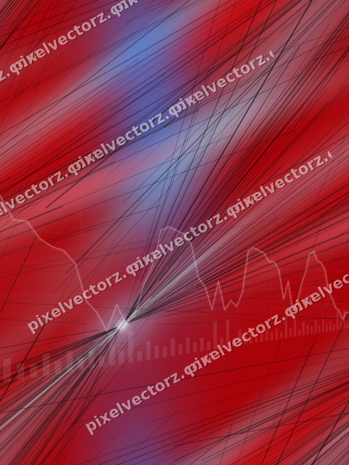 Nahtloser Neon Diagramm Hintergrund in Blau und Rot