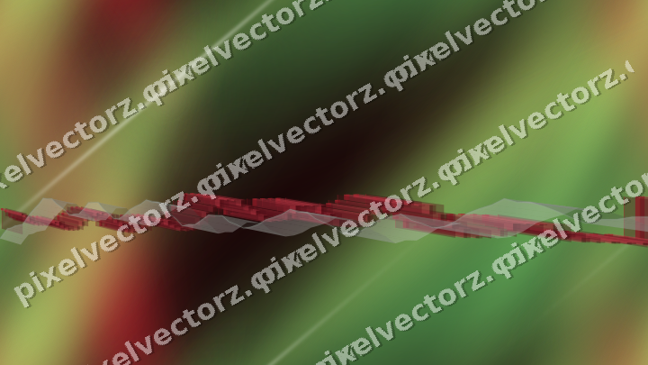 Nahtloser Neon Diagramm Hintergrund in Rot und Grün