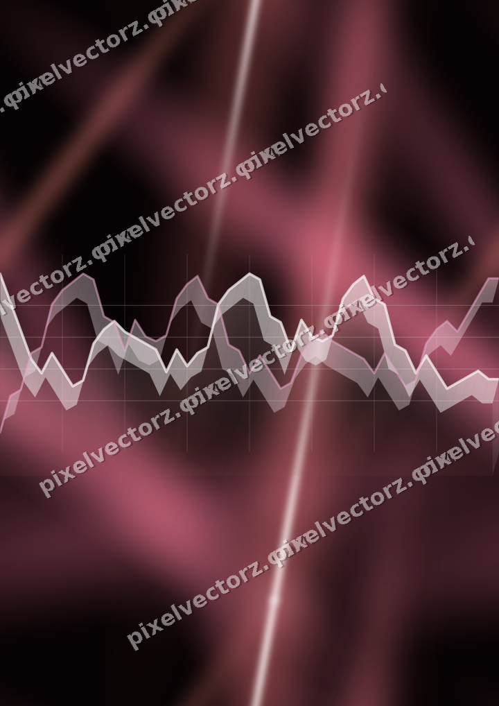 Nahtloser Neon Diagramm Hintergrund in Rosa und Rot