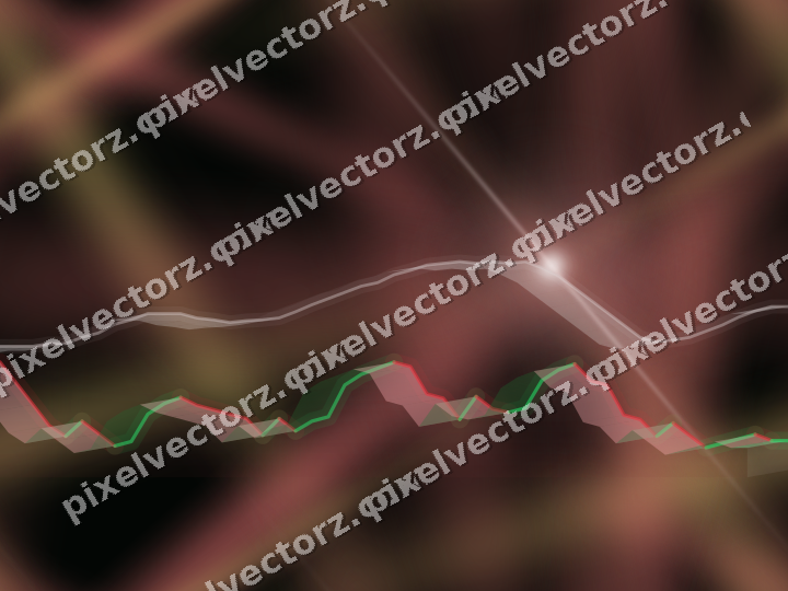 Nahtloser Neon Diagramm Hintergrund in Rot und Grün