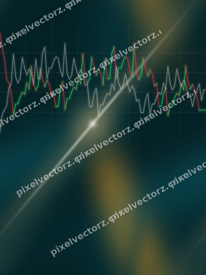 Nahtloser Neon Diagramm Hintergrund in Bernstein und Dunkelpetrol