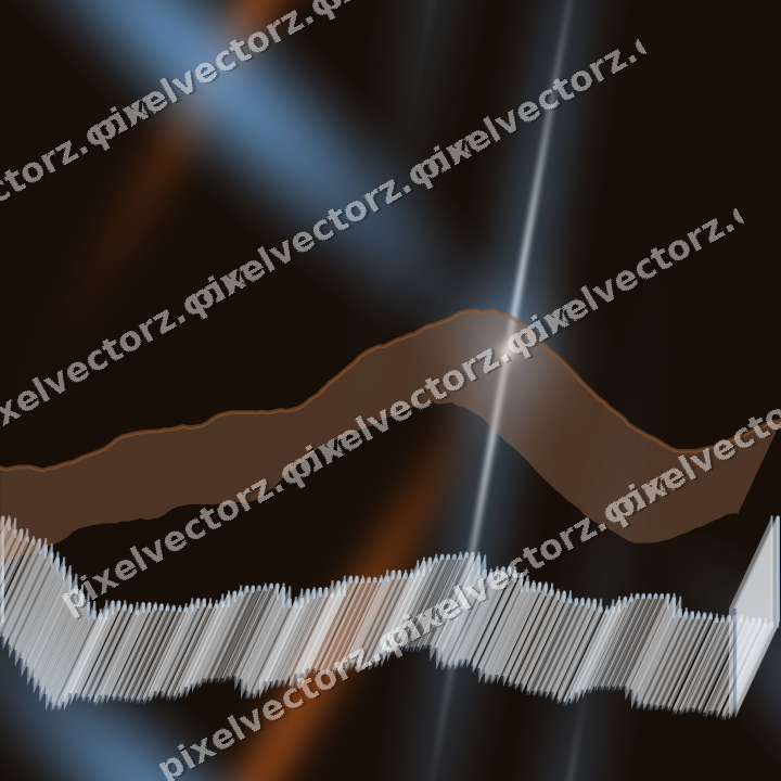 Nahtloser Neon Diagramm Hintergrund in Blau und Orange