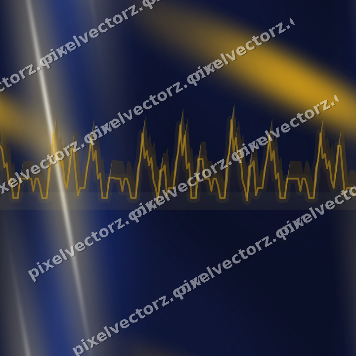 Nahtloser Neon Diagramm Hintergrund in Bernstein und Blau