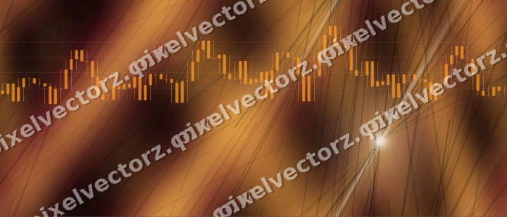 Nahtloser Neon Diagramm Hintergrund in Orange und Bernstein