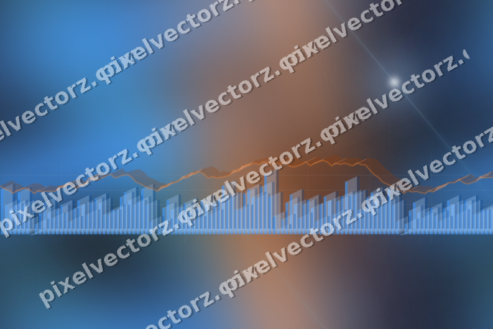 Nahtloser Neon Diagramm Hintergrund in Blau und Rot