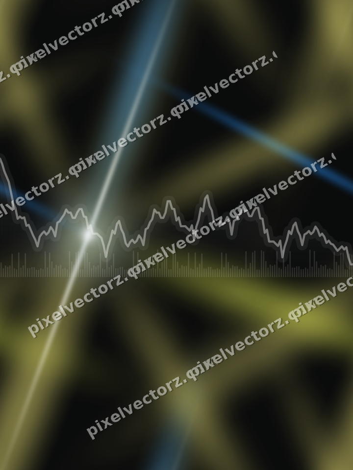 Nahtloser Neon Diagramm Hintergrund in Blau und Gelb