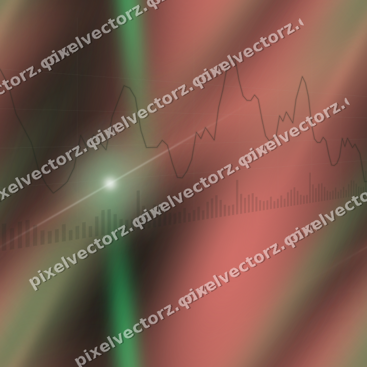 Nahtloser Neon Diagramm Hintergrund in Grün und Rot