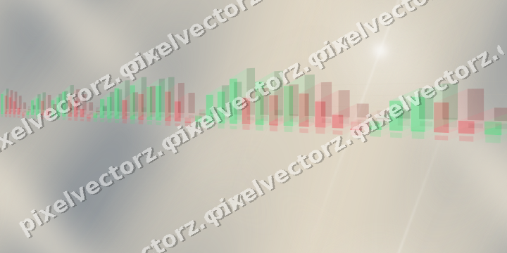 Nahtloser Pastell Diagramm Hintergrund in Bernstein und Grün