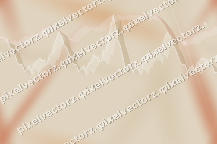 Nahtloser Pastell Diagramm Hintergrund in Orange und Bernstein