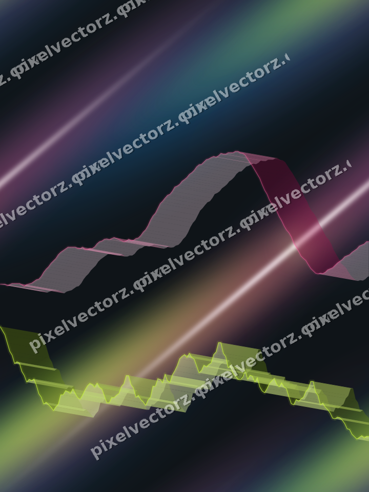 Nahtloser Neon Diagramm Hintergrund in Limette und Bernstein