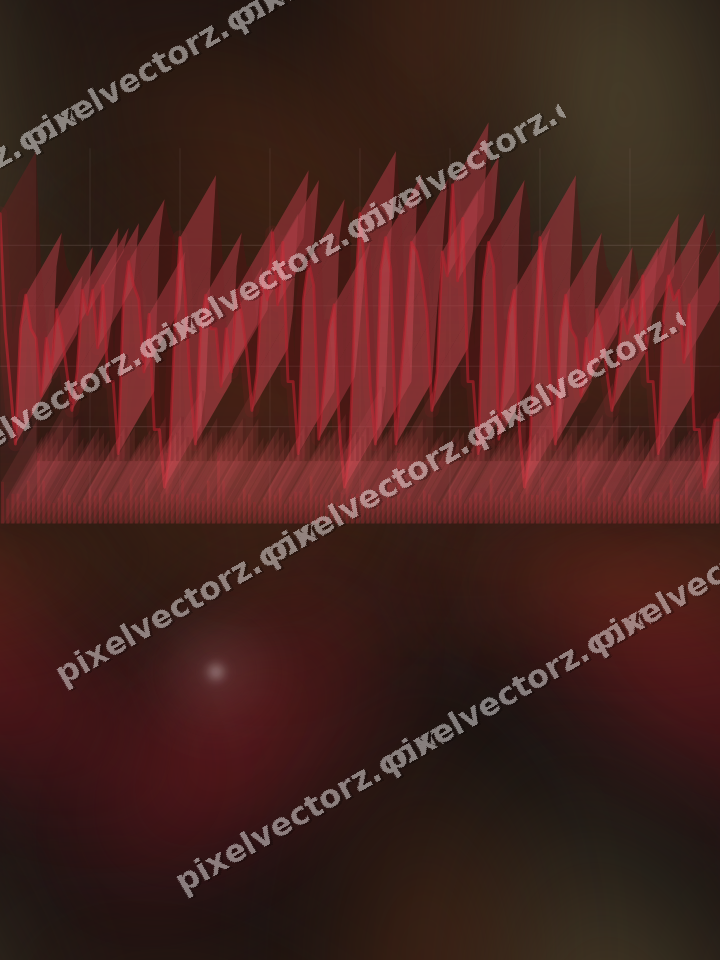 Nahtloser Neon Diagramm Hintergrund in Rot und Bernstein