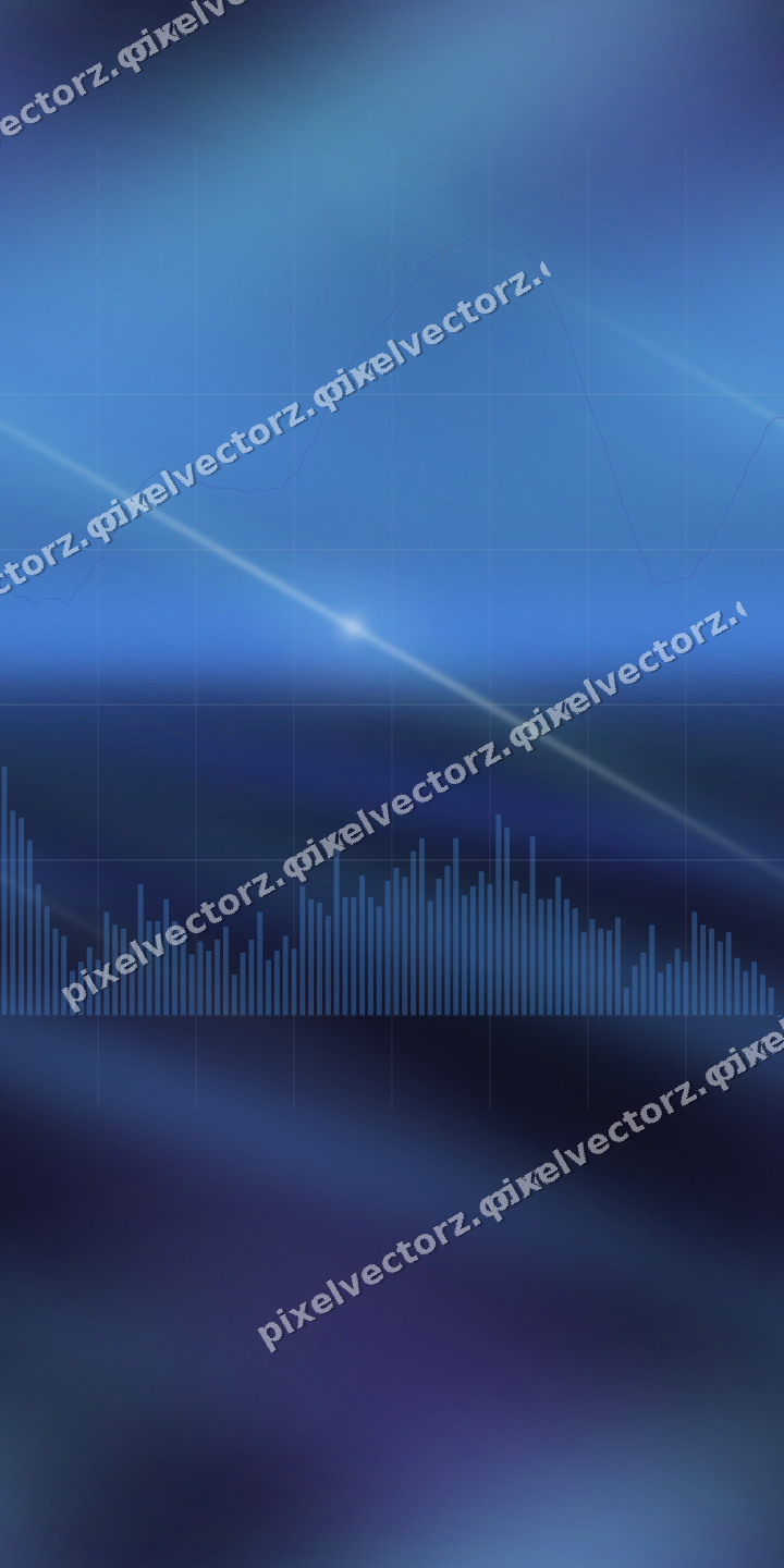 Nahtloser Neon Diagramm Hintergrund in Blau und Türkis