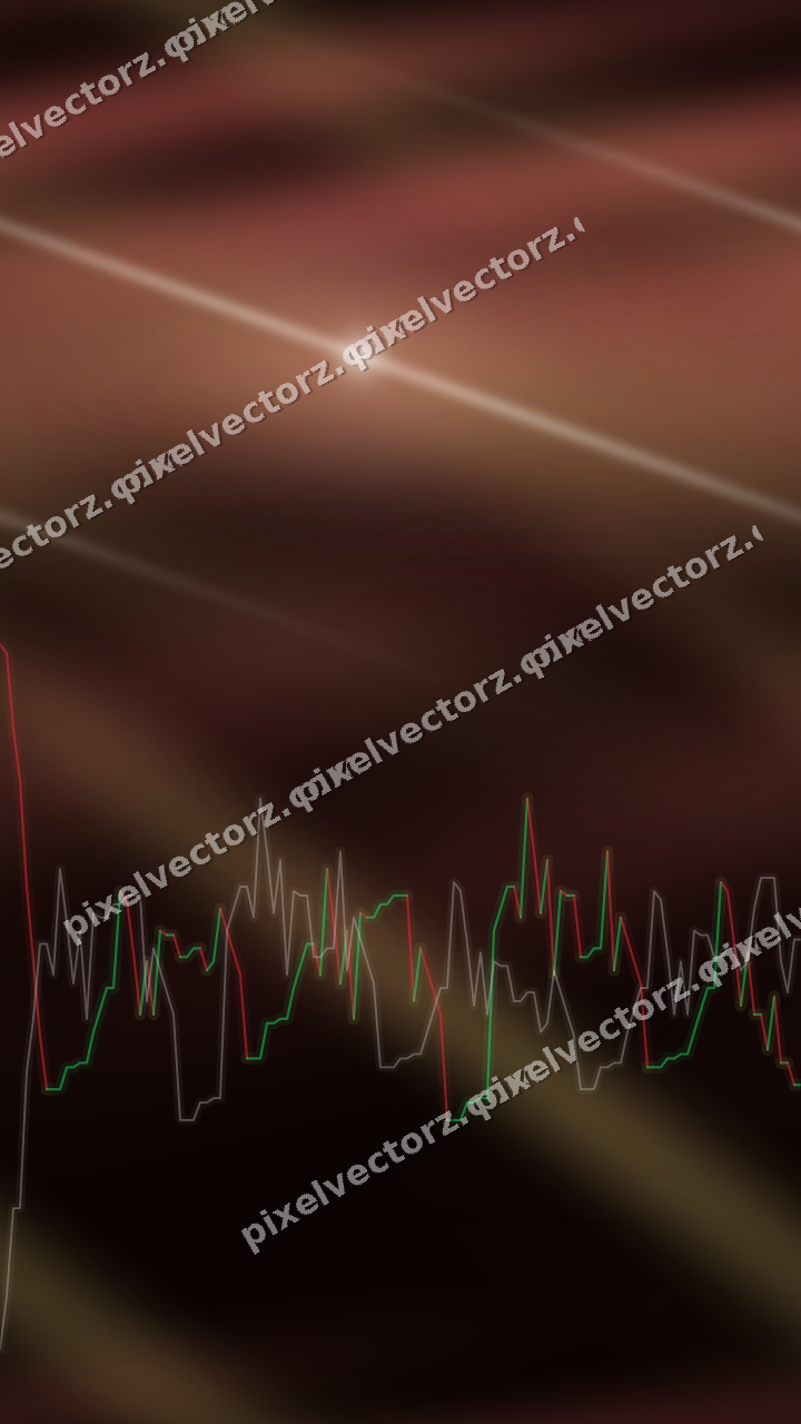 Nahtloser Neon Diagramm Hintergrund in Rot und Orange