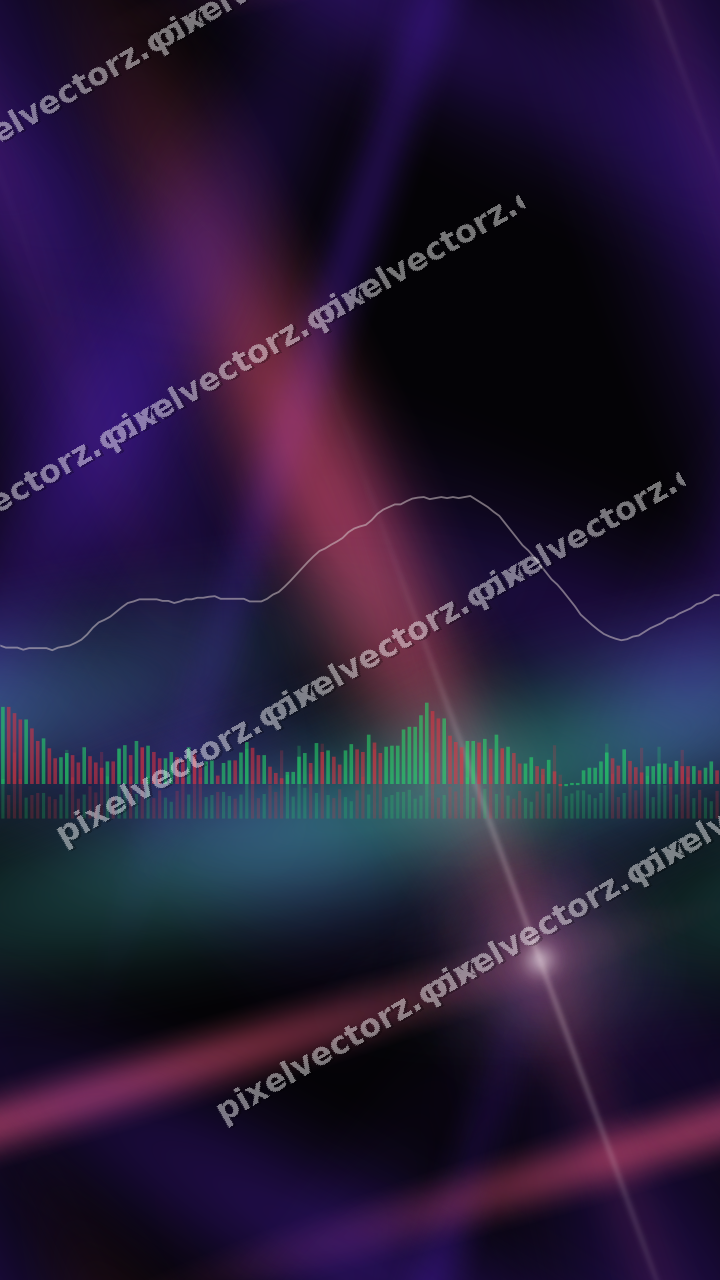 Nahtloser Neon Diagramm Hintergrund in Rosa und Bernstein