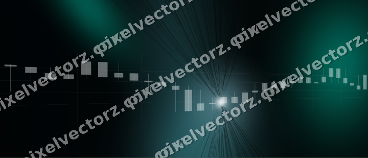 Leuchtender Neon Diagramm Hintergrund in Türkis und Petrol