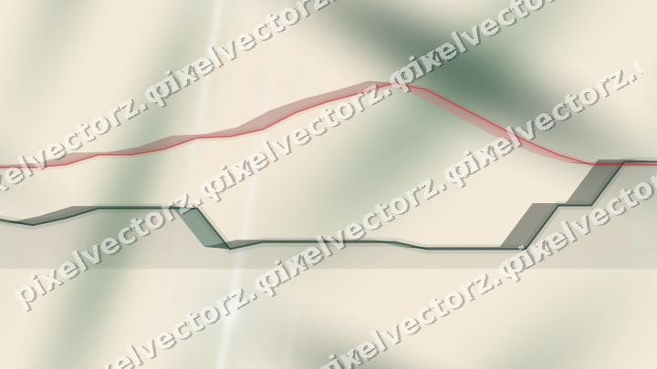 Nahtloser Pastell Diagramm Hintergrund in Dunkelgrün und Rot