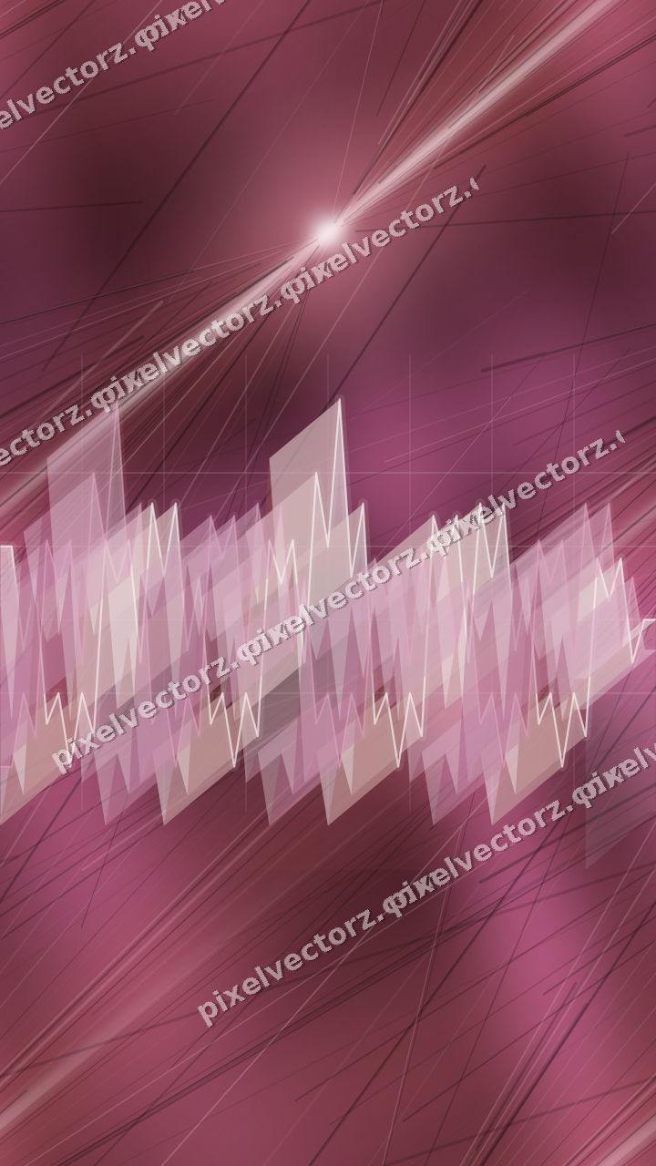 Nahtloser Neon Diagramm Hintergrund in Rosa und Rot