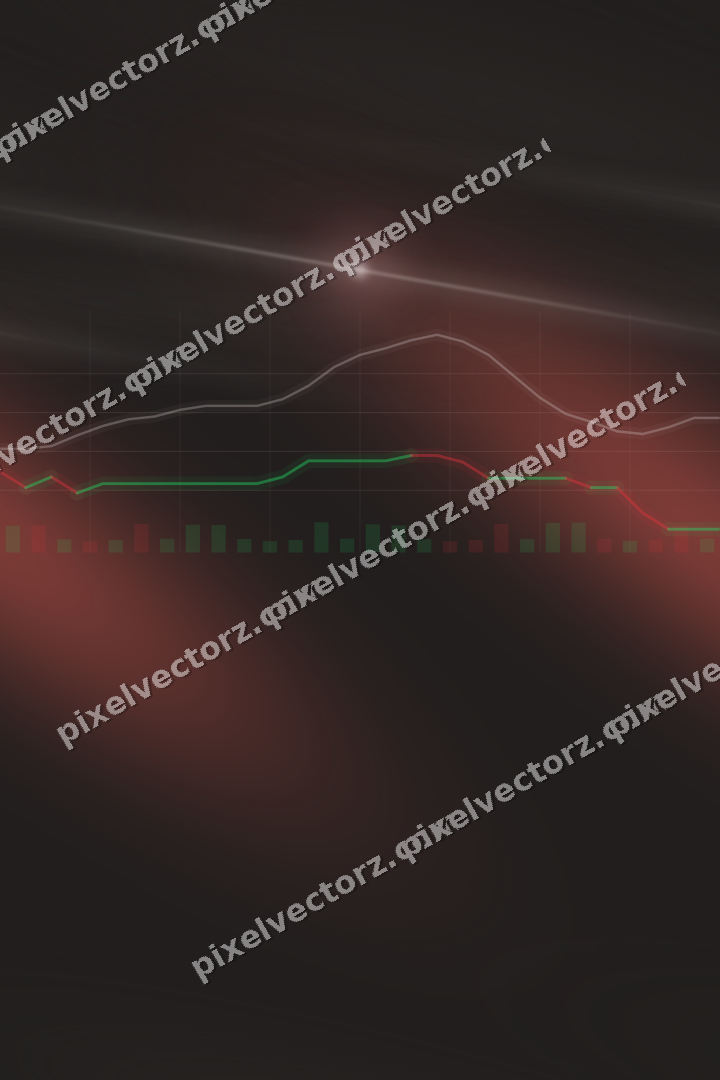 Nahtloser Neon Diagramm Hintergrund in Rot und Blassbernstein