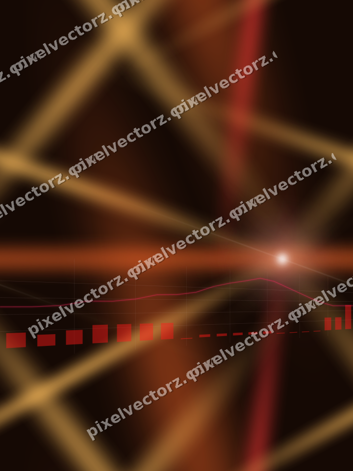 Nahtloser Neon Diagramm Hintergrund in Rot und Orange