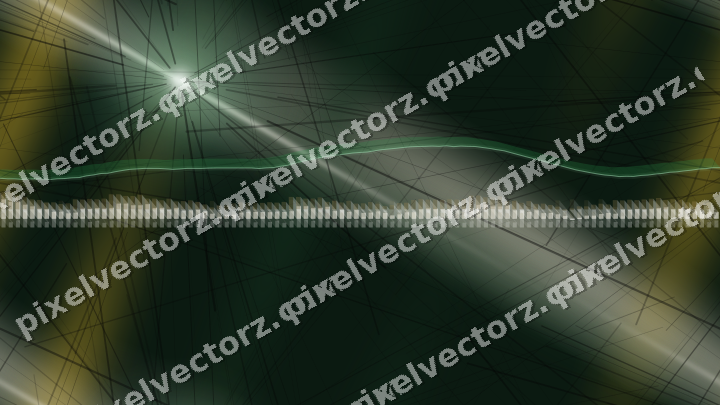 Nahtloser Neon Diagramm Hintergrund in Dunkelgrün und Bernstein